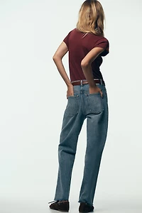 SHORT SLEEVE TEXTURED T-SHIRT