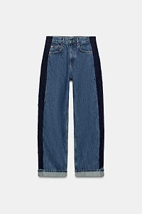 ZW COLLECTION MID-RISE ROLLED UP JEANS