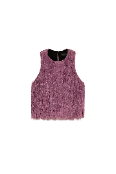 FRINGED BALLOON TOP