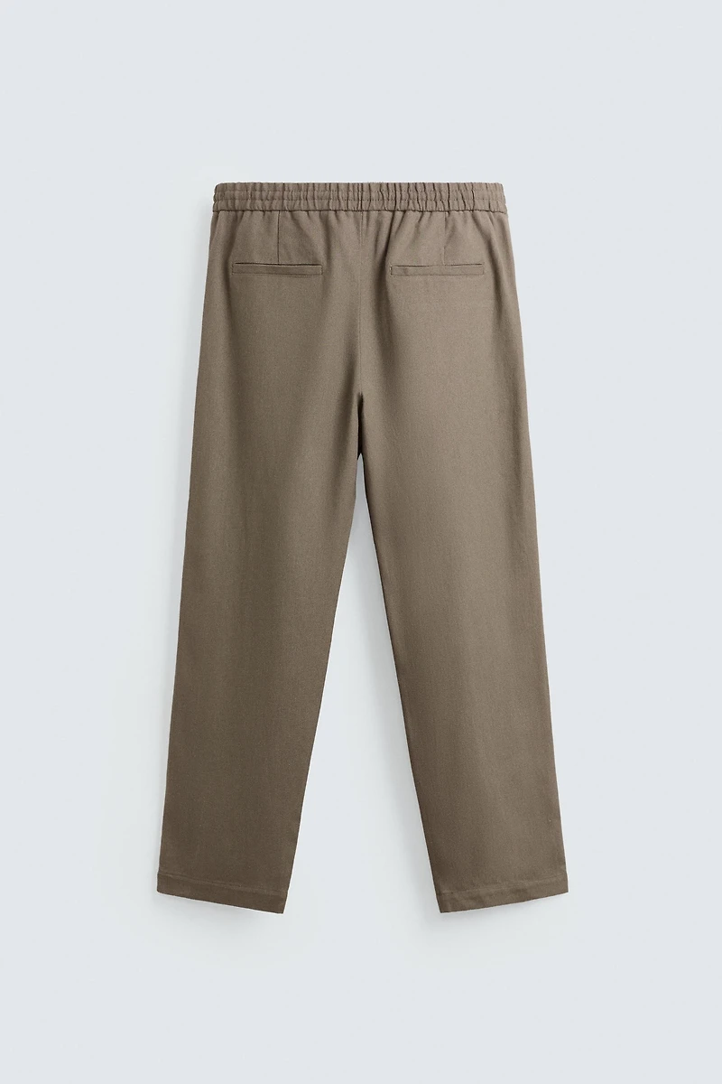 VISCOSE - JUTE PANTS