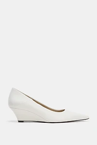 LIMITED EDITION LEATHER WEDGE SHOES