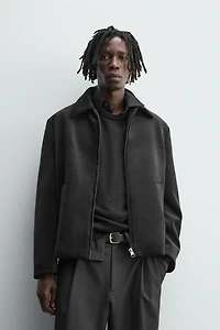 REGULAR FIT VELVET JACKET