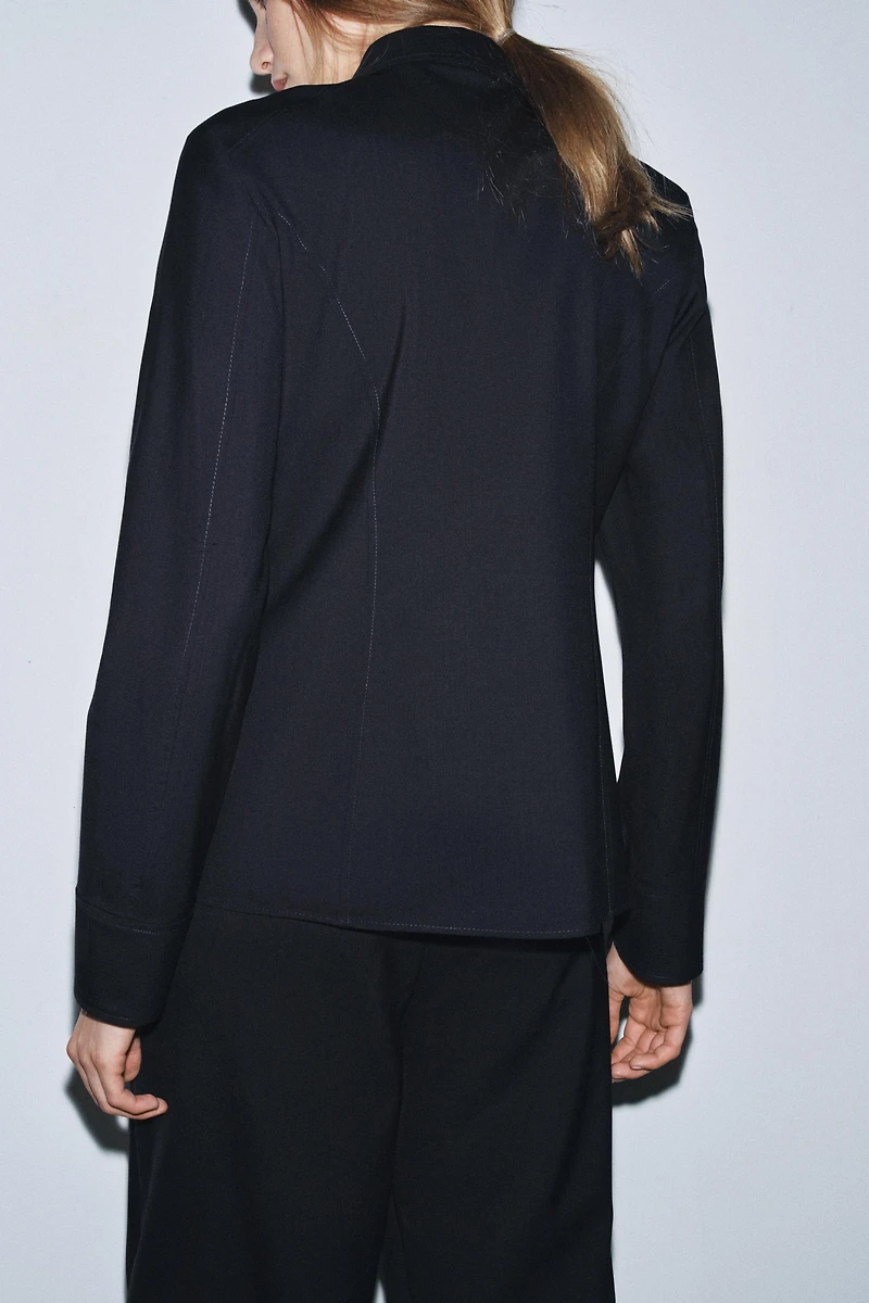 100% WOOL SHIRT ZW COLLECTION