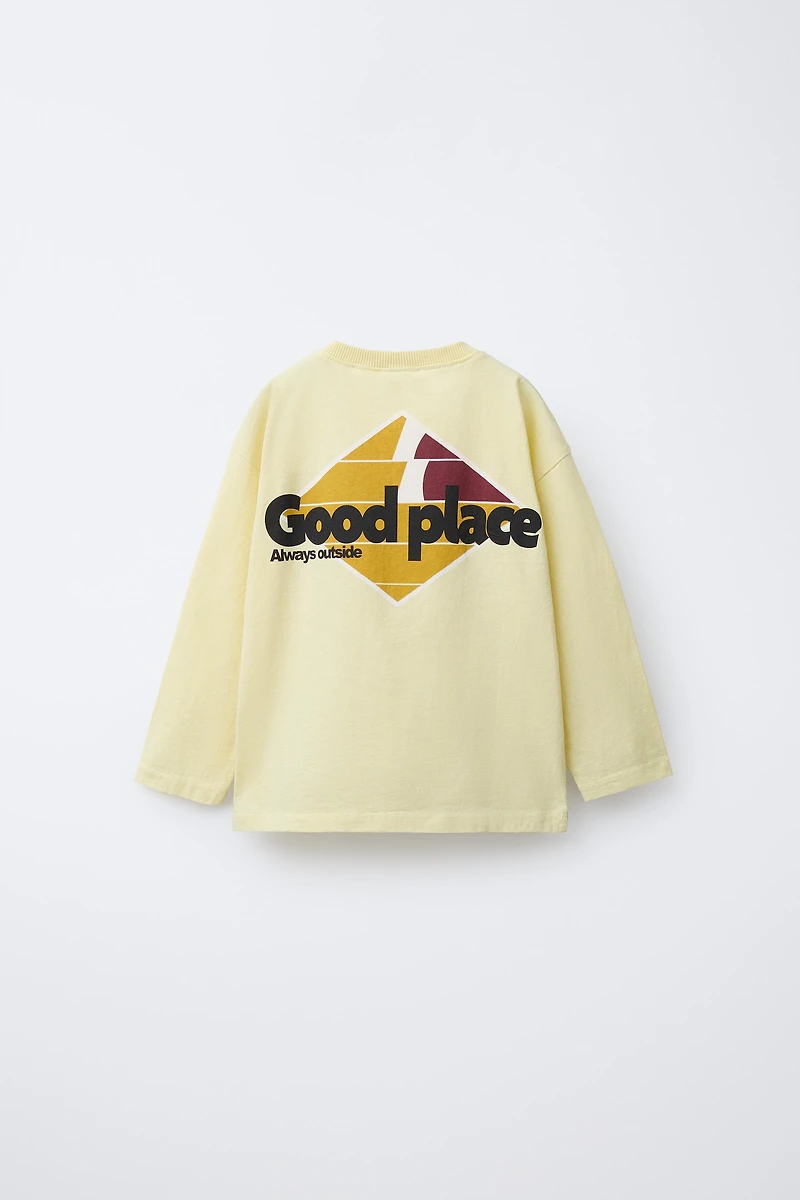T-SHIRT IMPRIMÉ ÉTIQUETTE
