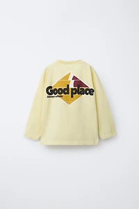 T-SHIRT IMPRIMÉ ÉTIQUETTE