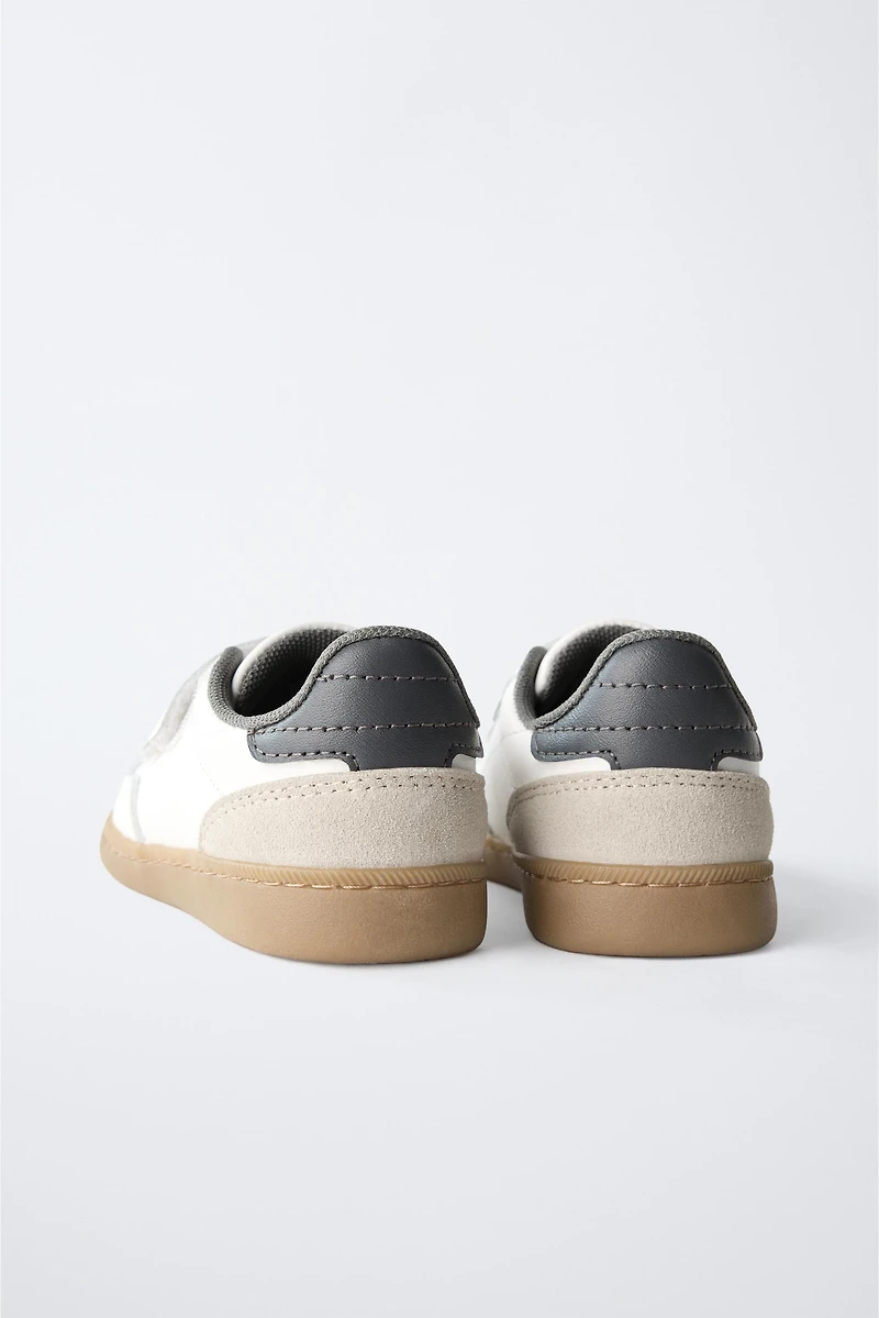 LEATHER STRAP SNEAKERS