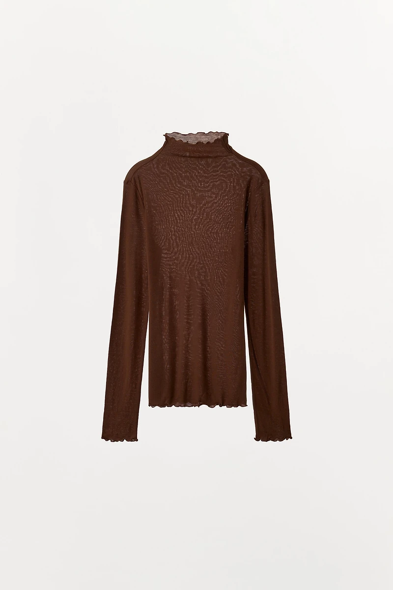 T-SHIRT UNI AVEC LYOCELL