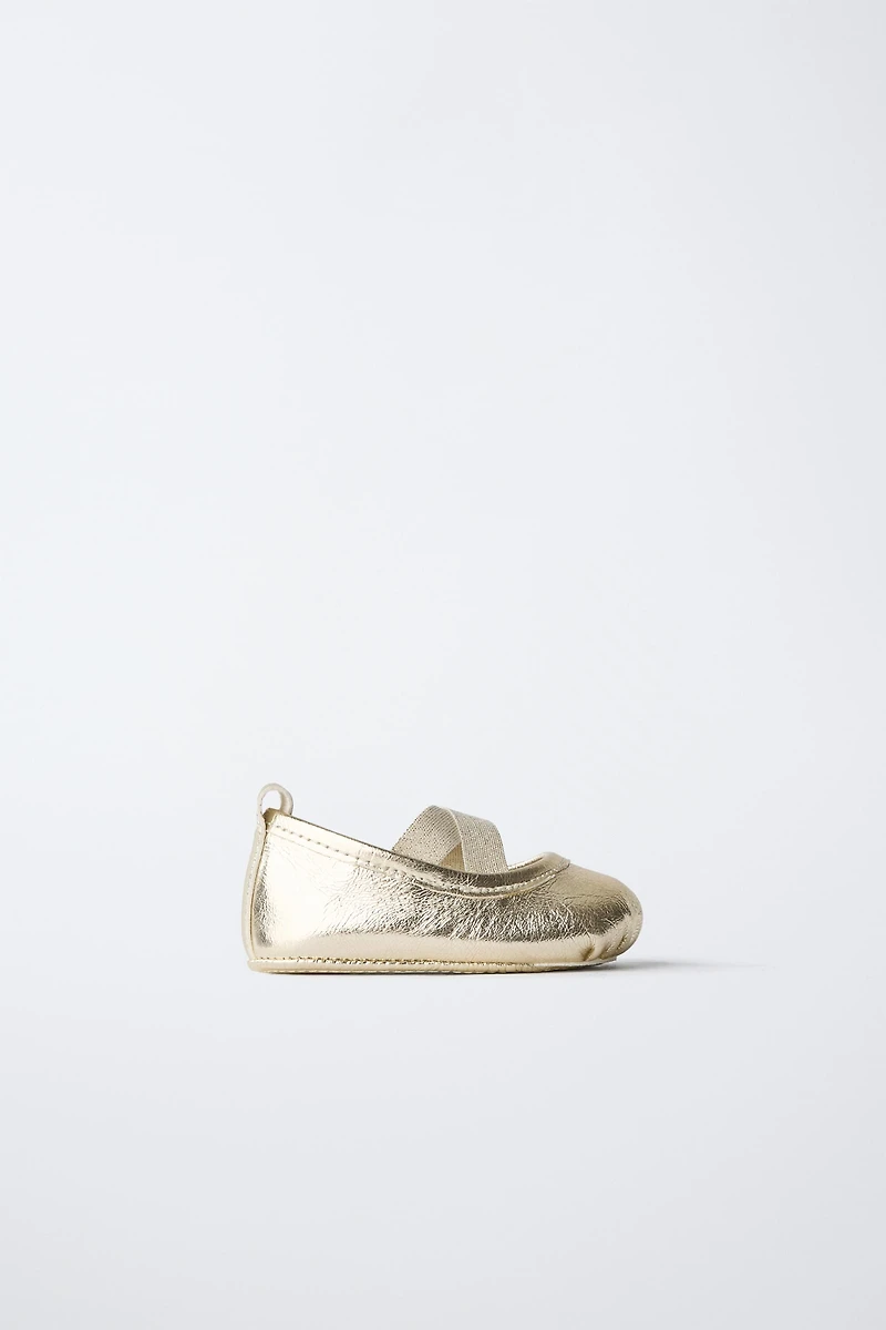 LEATHER BALLET FLATS