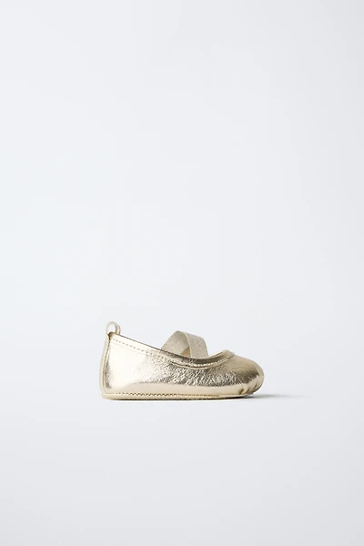 LEATHER BALLET FLATS