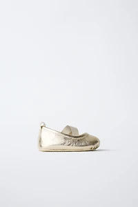 LEATHER BALLET FLATS