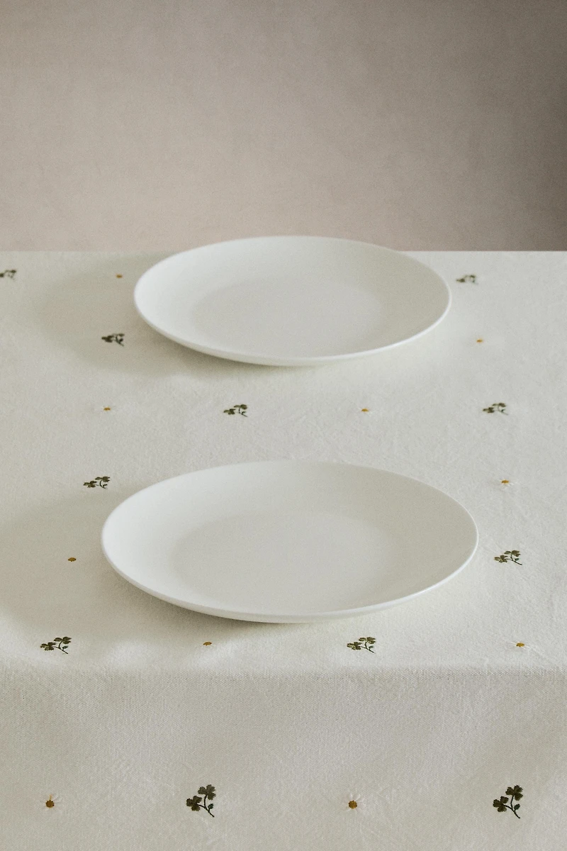 NAPPE BRODERIES TRÈFLE ET MARGUERITE