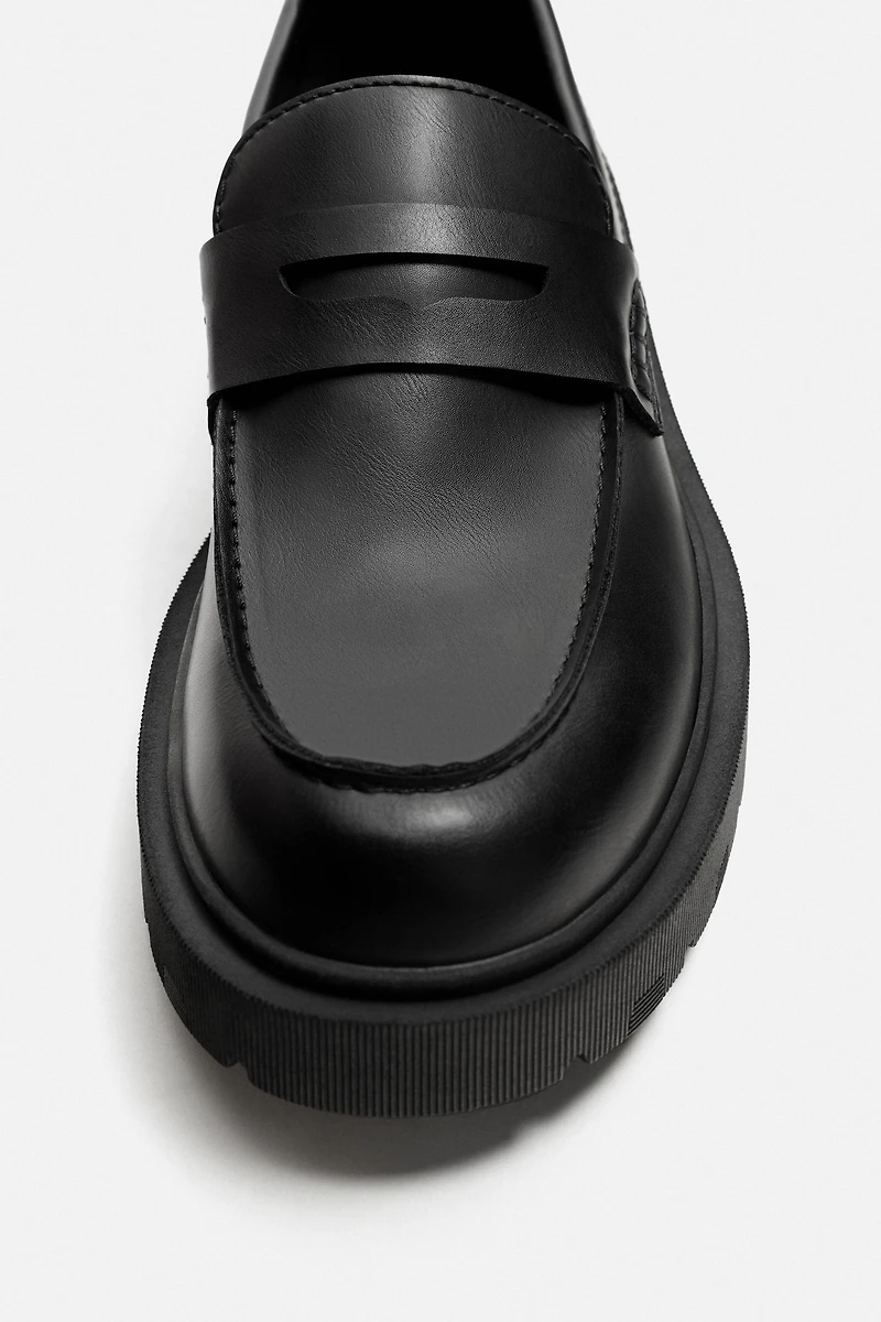 THICK SOLE LOAFERS