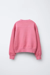 VARSITY PRINT SWEATSHIRT