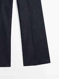 Jean flare taille haute