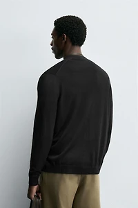 100% WOOL CARDIGAN