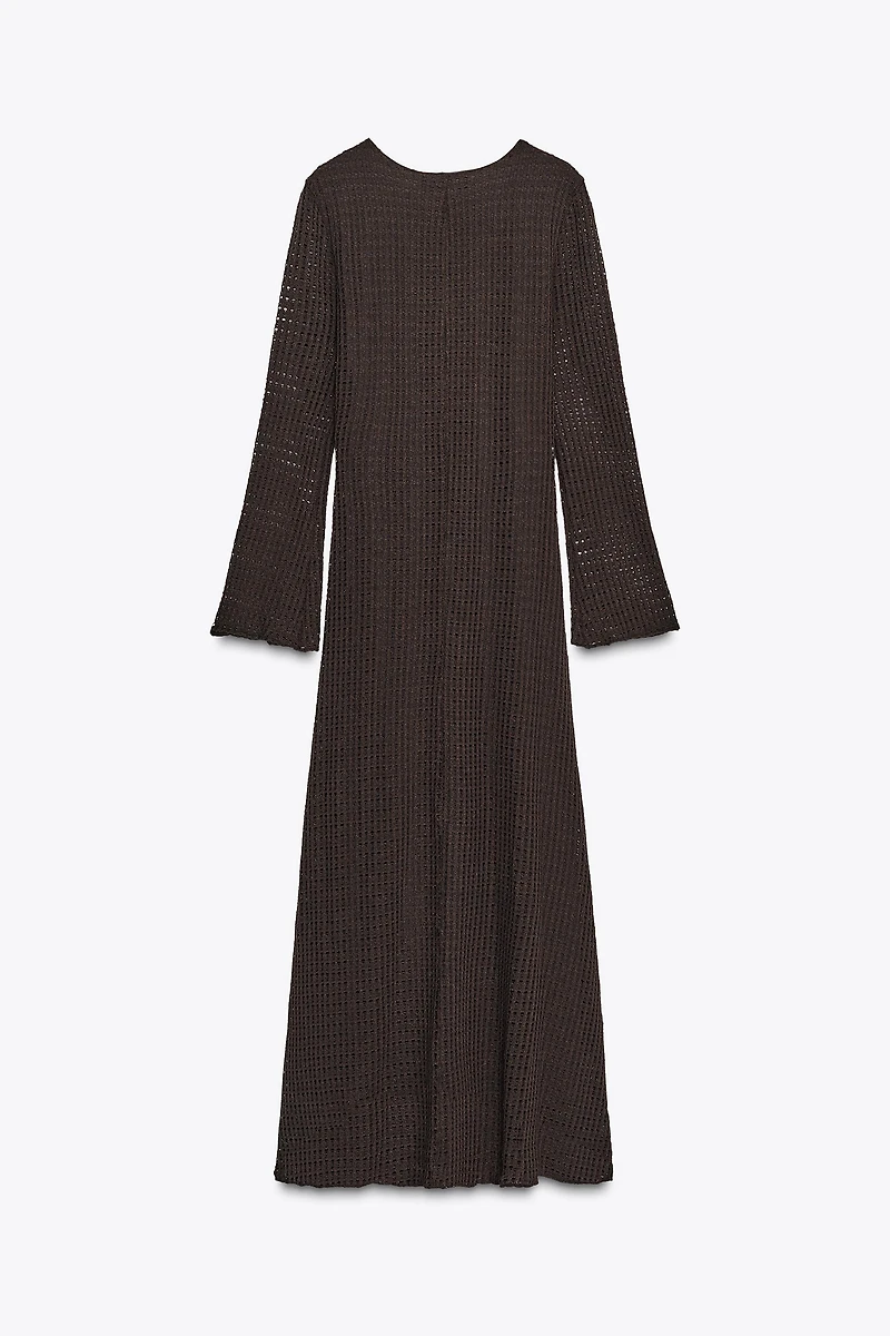 ROBE MIDI CROCHET GARNITURE