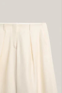 Wide-leg trousers with pleated details - LIMITED EDITION
