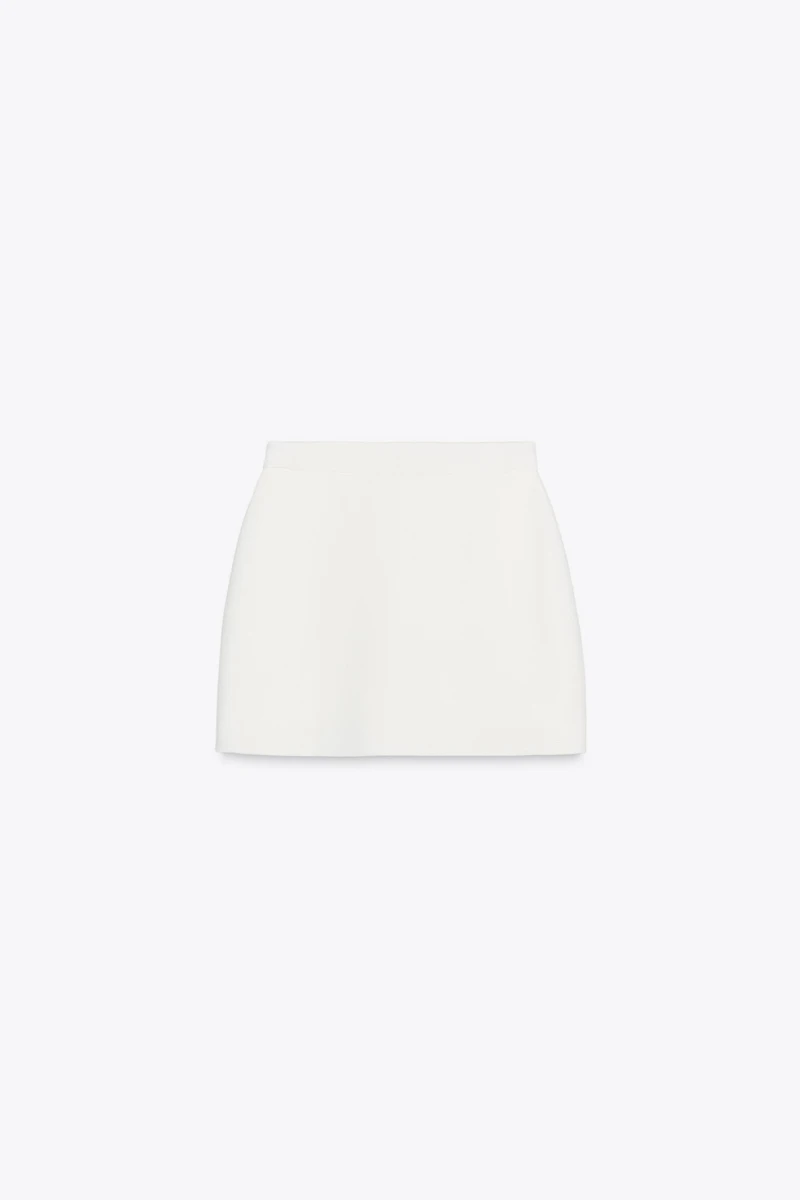 KNIT MINI SKIRT