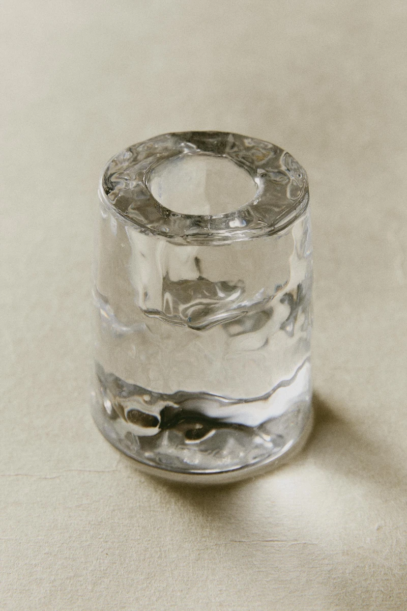 GLASS TEALIGHT HOLDER