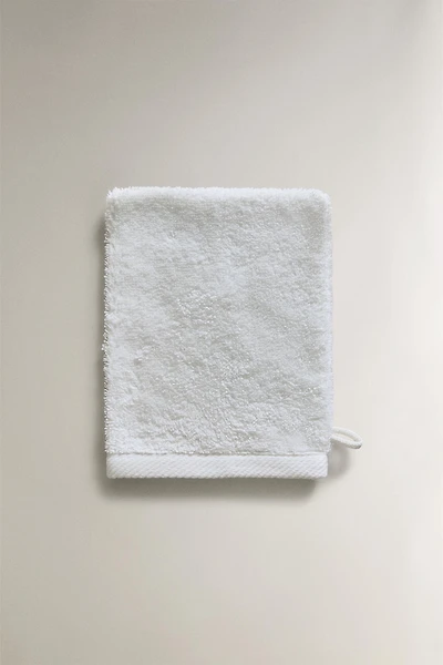 GANT DE TOILETTE COTON ÉPONGE