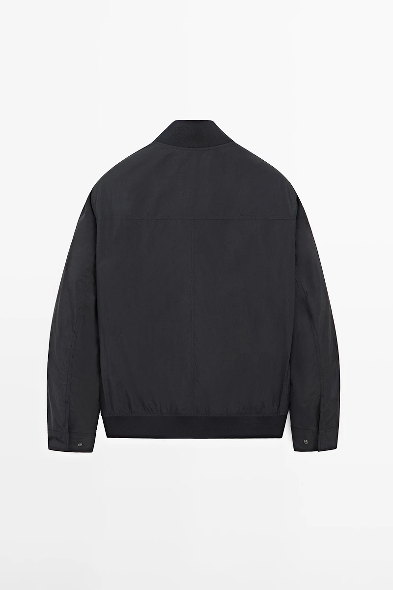 Bomber jacket with pocket details