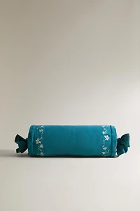 TRAVERSIN BRODERIE FLORALE