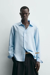 CHEMISE FLUIDE À RAYURES