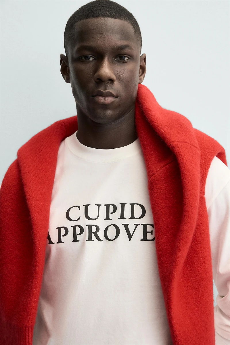 CUPID TEXT T-SHIRT