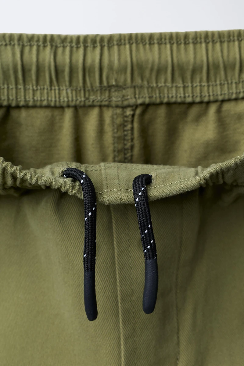 STRAIGHT LEG PANTS WITH LABEL