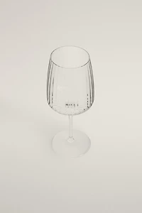 GLASS WITH LINES