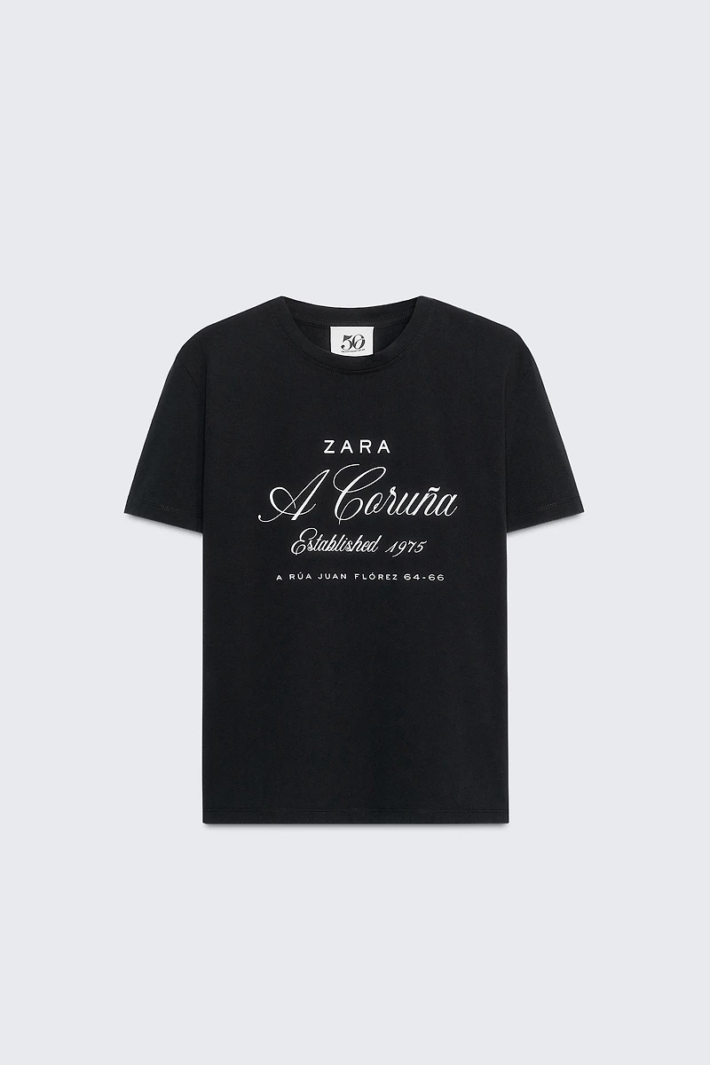 50TH ANNIVERSARY EMBROIDERED T-SHIRT