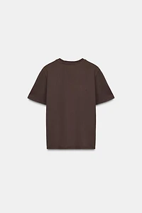 T-SHIRT À LACETS EN RELIEF