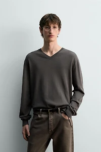 LIGHTWEIGHT COTTON-LINEN JUMPER