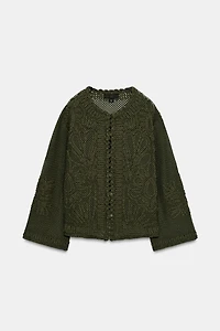 COMBINATION CROCHET JACKET