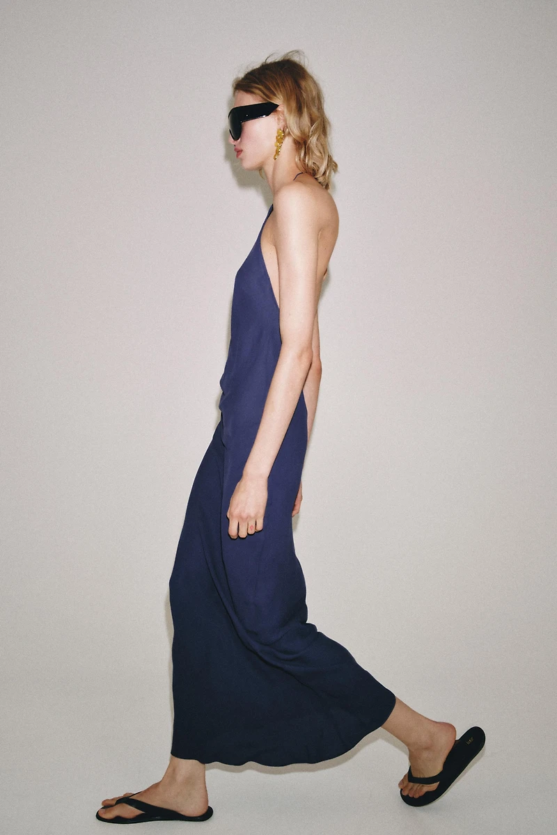 ZW COLLECTION HALTER NECK DRESS
