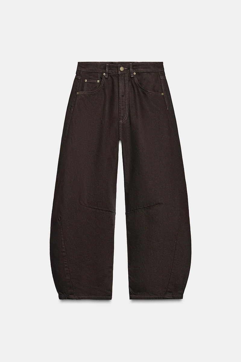 ZW COLLECTION MID-RISE BALLOON JEANS