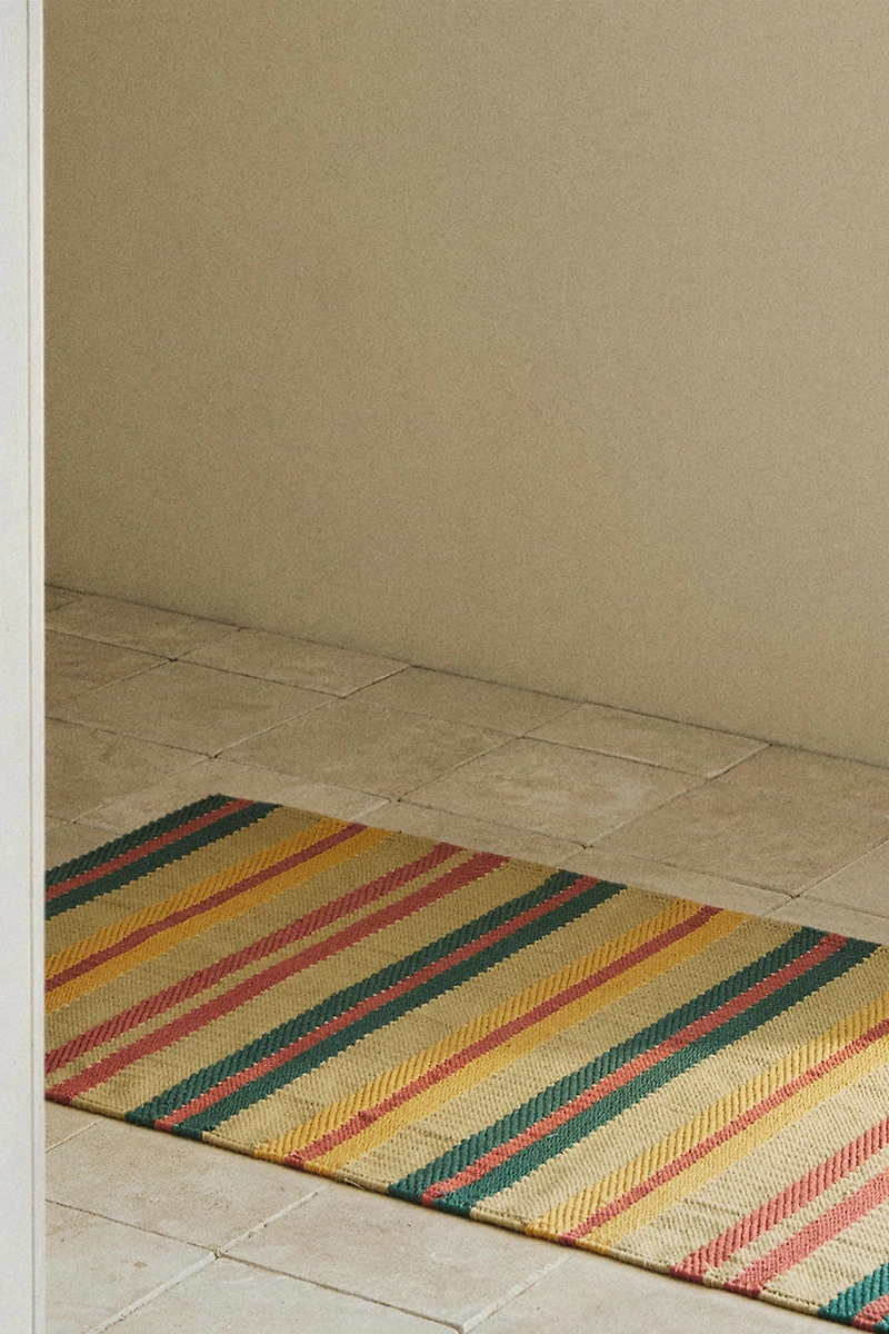 STRIPED AREA RUG