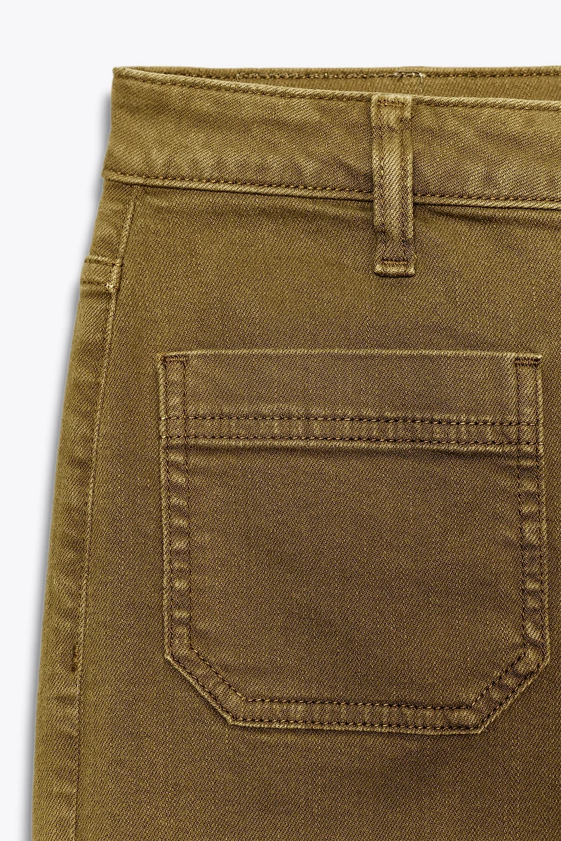 Z1975 HIGH-WAISTED PATCH POCKET JEANS