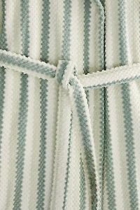 GEOMETRIC JACQUARD BATHROBE