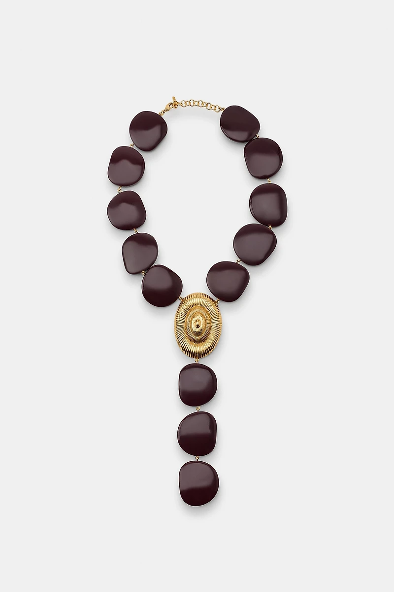 SHELL STONE NECKLACE