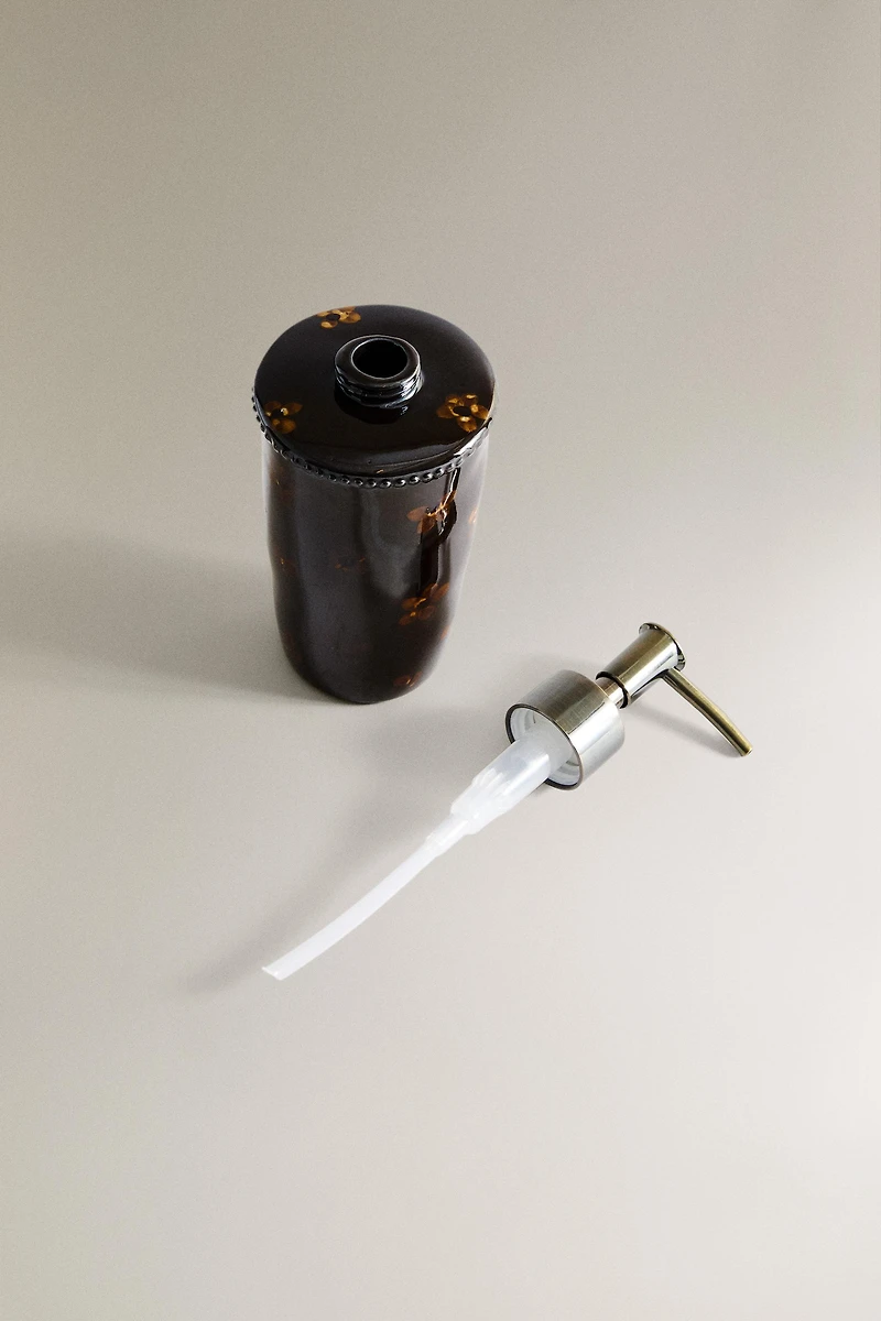 FLORAL SOAP DISPENSER