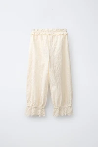 EMBROIDERED BLOOMER PANTS