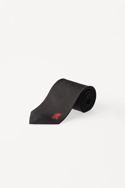 100% SILK EMBROIDERED TIE WILLY CHAVARRIA X ZARA
