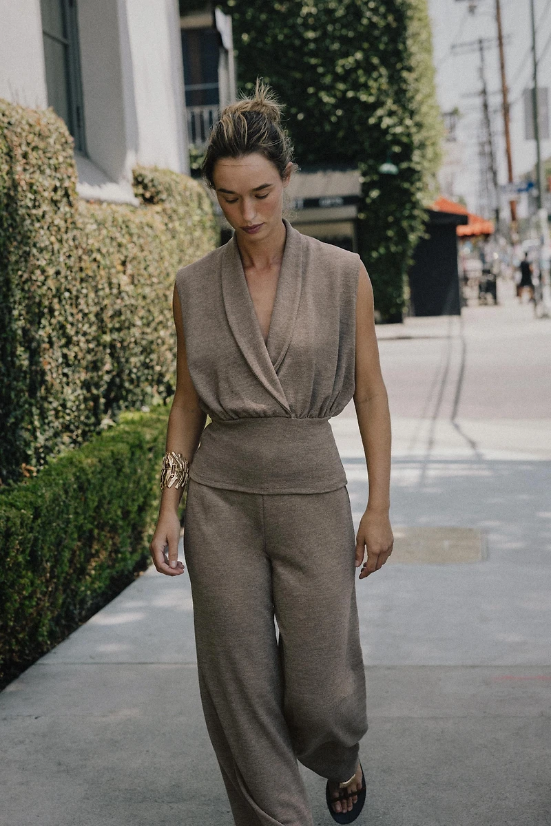 PANTALON BASIQUE EN PIQUÉ