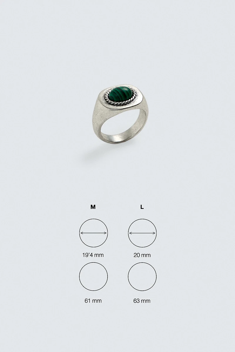 BAGUE CHEVALIÈRE PIERRE