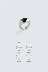 BAGUE CHEVALIÈRE PIERRE