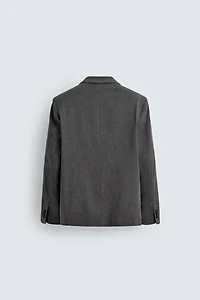 DOUBLE BREASTED WOOL BLAZER