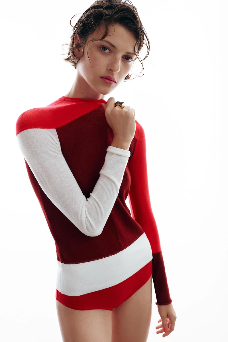 FINE-KNIT WOOL JUMPER
