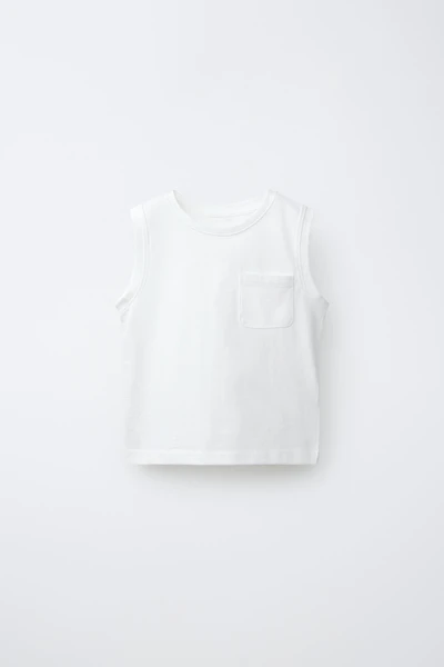 PLAIN POCKET T-SHIRT