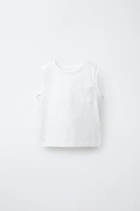 PLAIN POCKET T-SHIRT